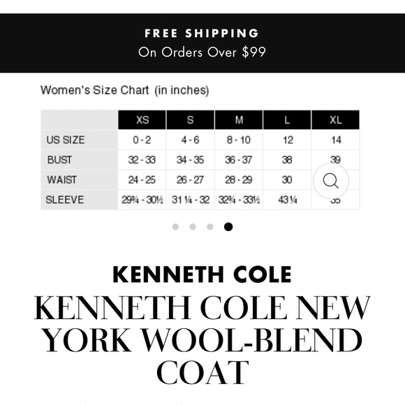 🎉HP🎉Kenneth Cole NY Women’s Wool Blend Black Parka - Picture 6 of 8